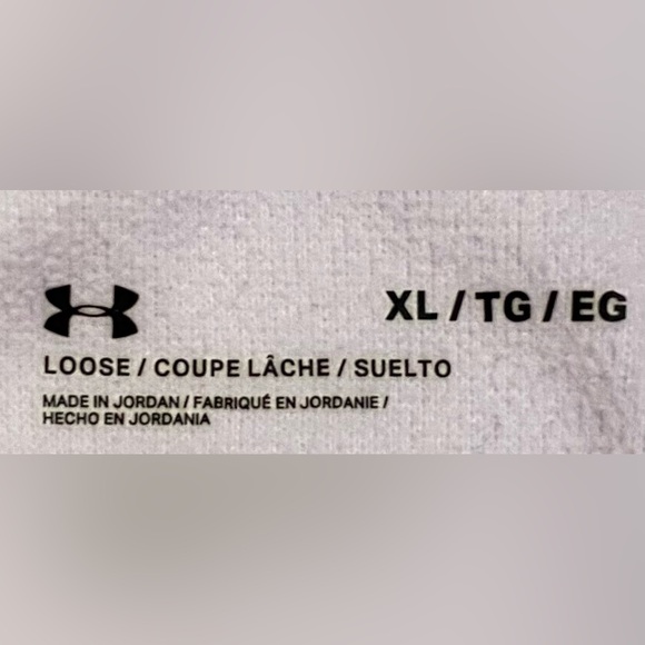 Under Armour Womens XL Solid Lavender Loose Fit Long Sleeve Top Athletic Sporty - Picture 12 of 14